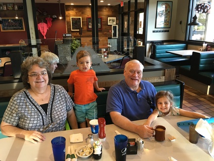Breakfast with Grandma and Grandpa